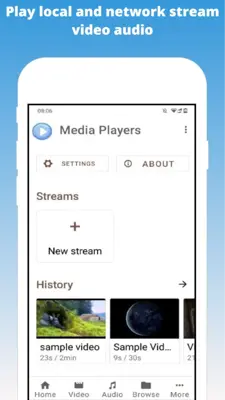 Media Player android App screenshot 2