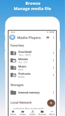 Media Player android App screenshot 3